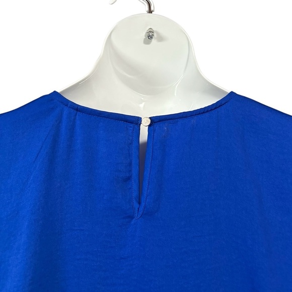 Inwear Copenhagen Rindai Blue V-Neck Blouse, US Size 18 - Picture 10 of 13